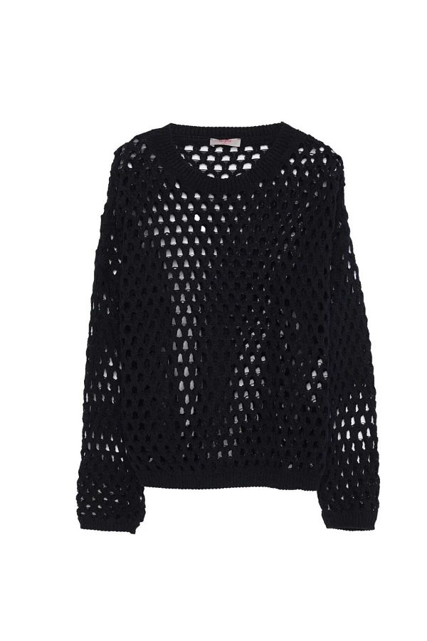 Thin black sweater store