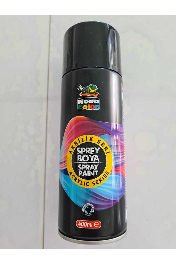 Nova Color-طلاء أكريليك أسود - 400 مل 1