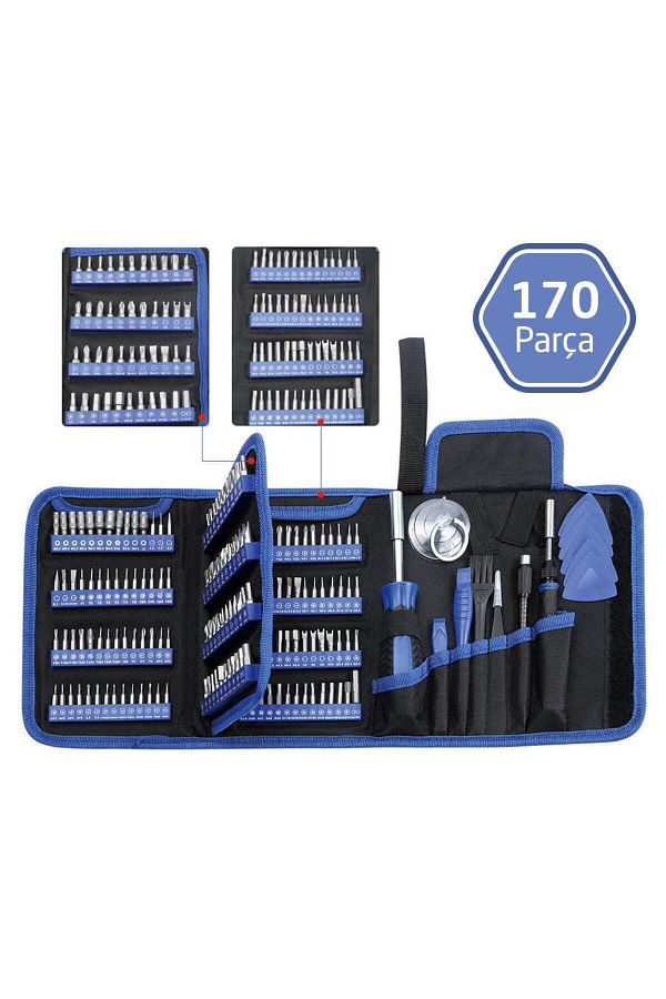 UF TOOLS-Uf-Tools Ks- 800170   - 170 Piece Precision Bits Tip Screwdriver Set 1