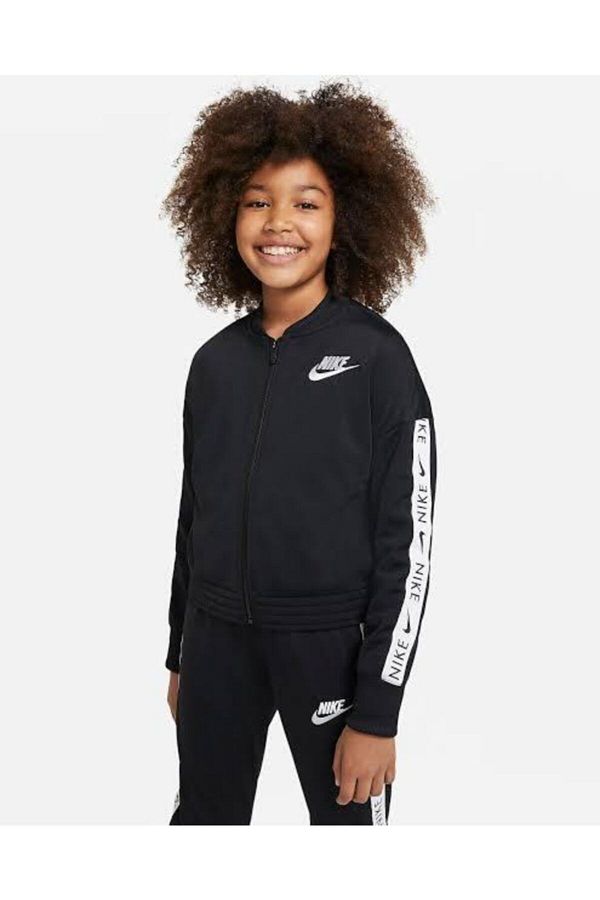 Nike tricot black tracksuit outlet
