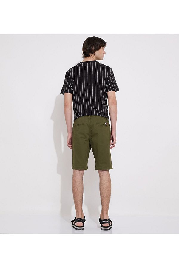 Tommy Hilfiger Stylish Looking Short Capri Pants with Men s Brand Logo Green1 Capri DM0DM18812 MR1 Trendyol