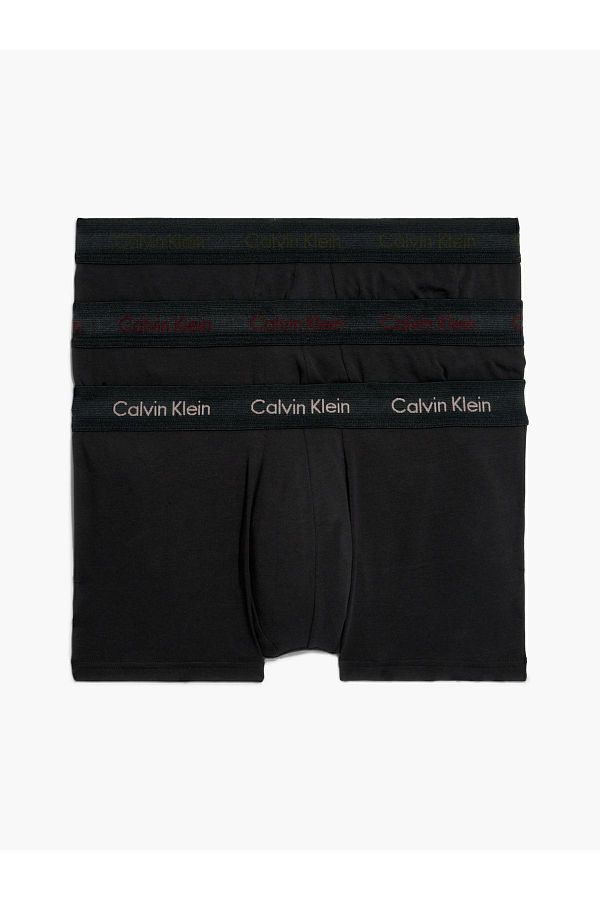Calvin Klein Men s Black Boxers with Brand Logo and Elastic Band Suitable for Daily Use U2664g ca0 Trendyol
