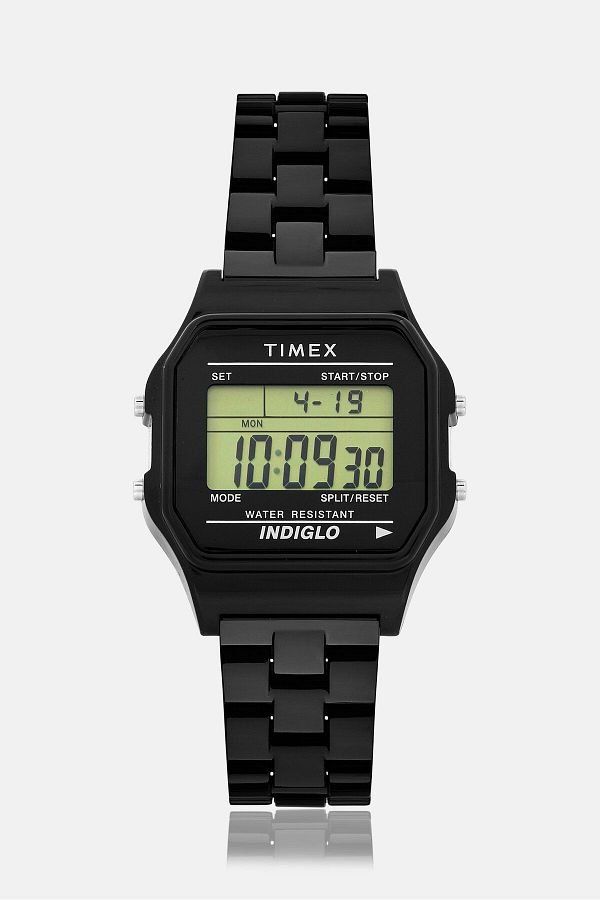 Timex Men TW2V20000 Square Digital Watches 39 mm Black Green Trendyol