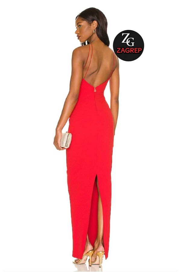 Silk jersey maxi dress top
