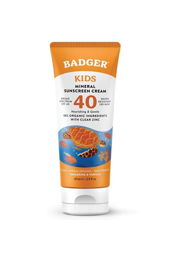Badger Clear Zinc Çocuk Güneş Kremi Spf 40 87 ml