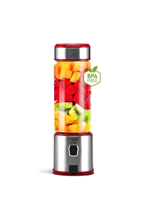 Yellowtech Şarjlı Portatif Taşınabilir El Blenderi Meyve Sıkacağı Mama Karıştırıcı Smoothie Milkshake Frozen