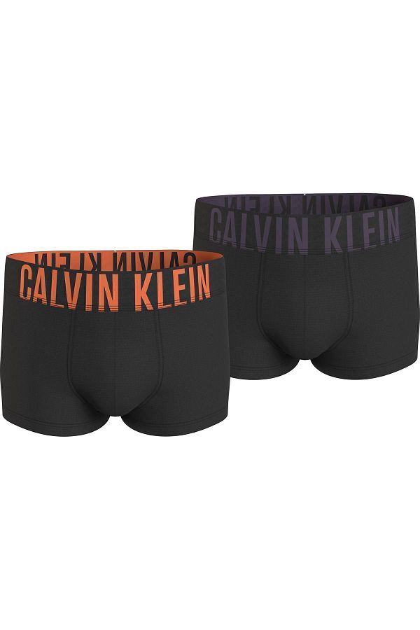 Calvin Klein-بوكسر أسود 1 بشعار العلامة التجارية للرجال مع شريط مطاطي مناسب للاستخدام اليومي 000nb2599a-gxl 1