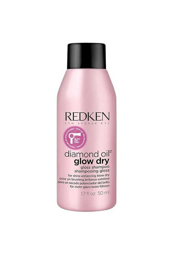 REDKEN-Diamond Oil Glow Dry Gloss Shampoo, 50ml 1