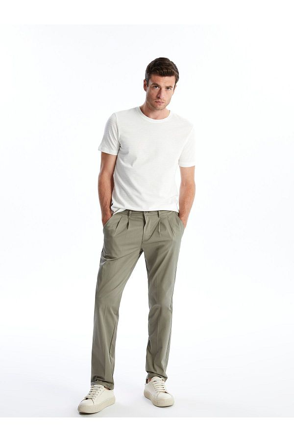 LC Waikiki-Men's Gabardine Chino Pants - Standard Fit 1