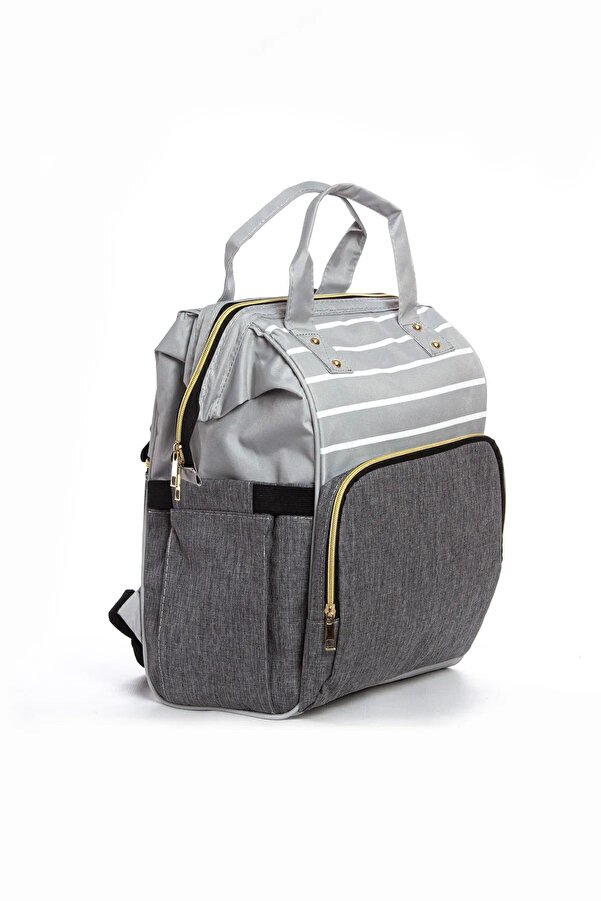 DSD BAG Anne Bebek Bakım Sırt Çantası Biberon Termoslu Sıvı Geçirmez Askı Aparatlı