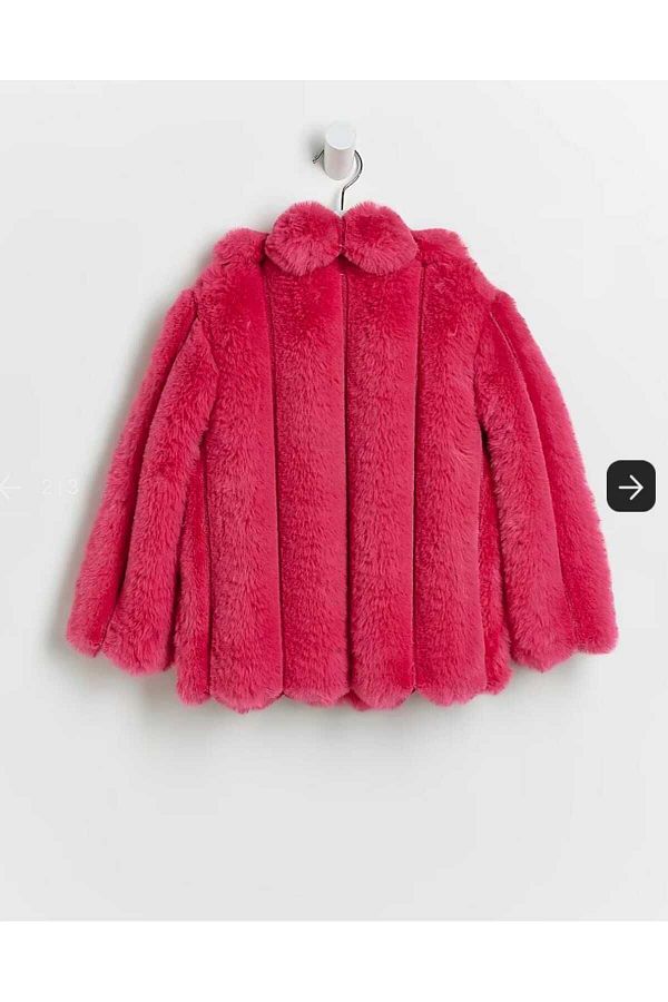 River island pink fur coat new arrivals