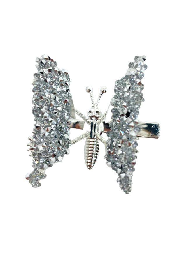 GALATA GIFT-New Fashion - Cataramă tip fluture de 4 cm, aligator cu aripi de primăvară 1