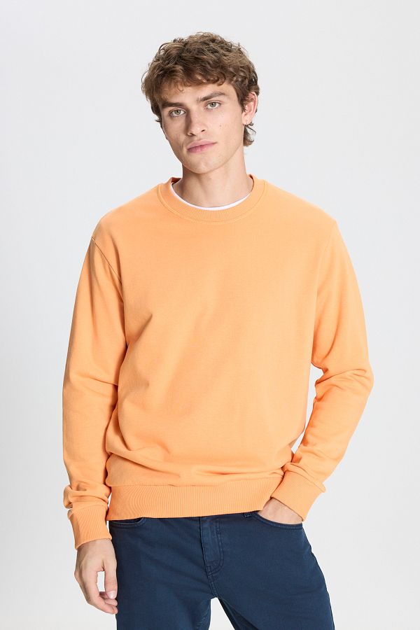 Light orange sweatshirt hotsell