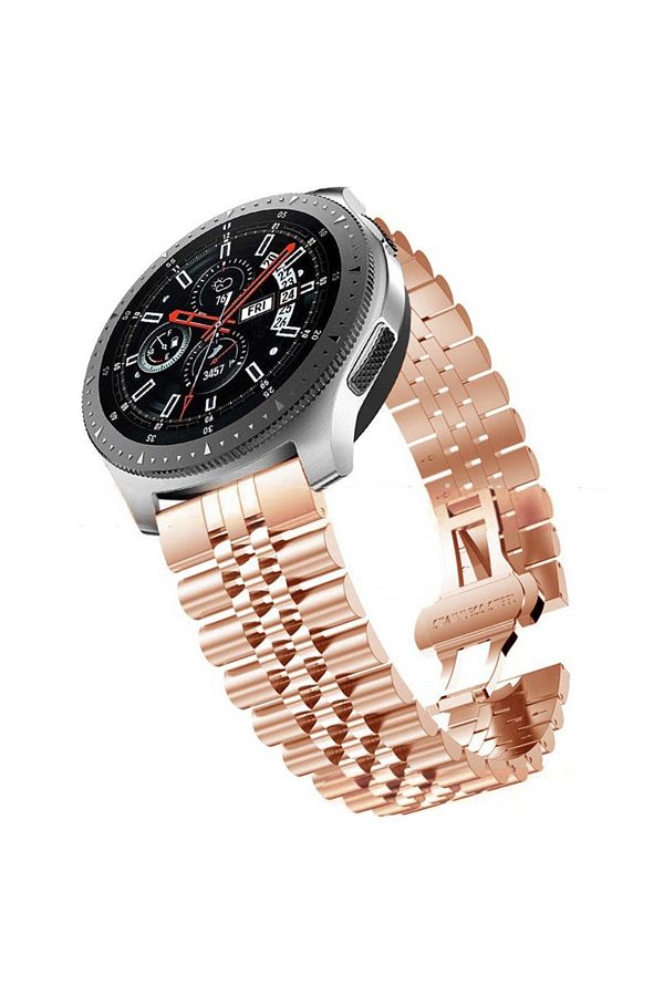 Techmaster Samsung Galaxy Watch 3 45mm S3 Gear Watch Compatible Rolex Design Cord Trendyol