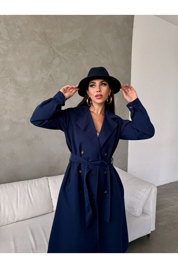 Woven trench coat 2025