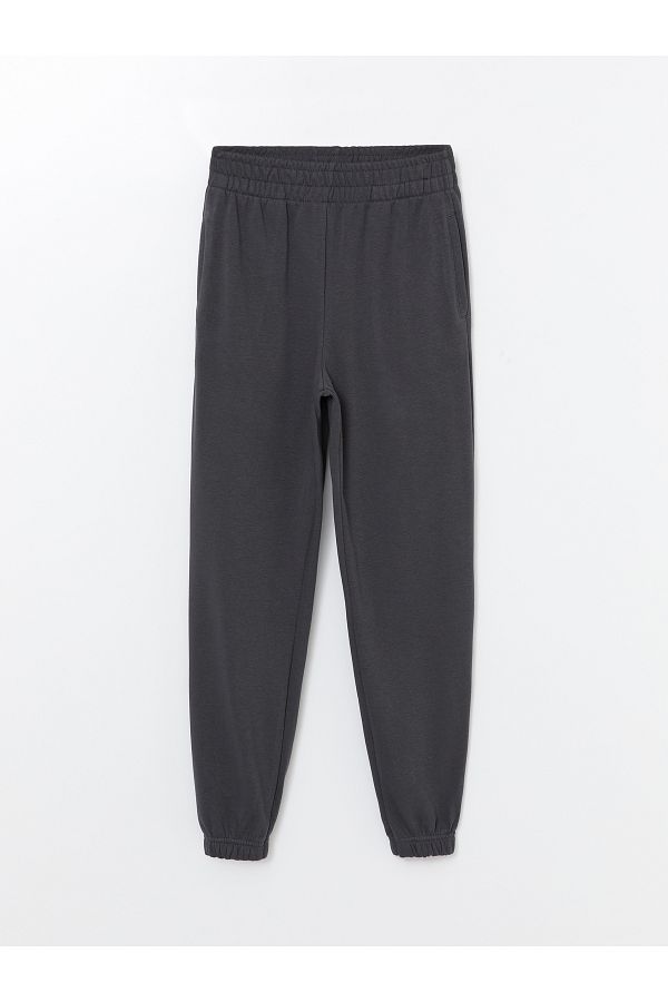 LC Waikiki-Pantaloni de jogger groși pentru femei cu talie elastică - W43322z8 1