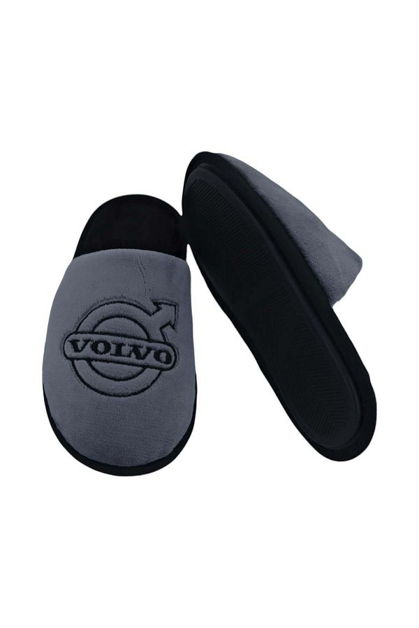 Chirpy Men s Slippers Volvo Mercedes Logo Trendyol
