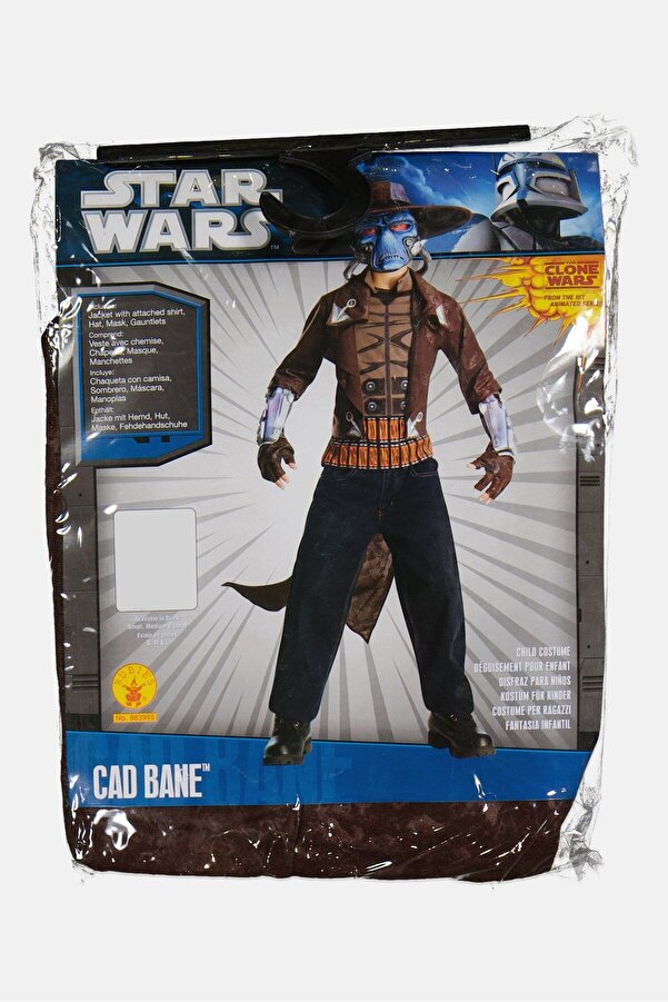 Star Wars Cad Bane Star Wars Child Costume 3-4 Years, Brown Combo