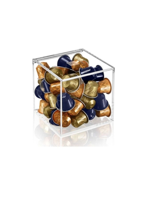 Nespresso-Cube View Storage Container (MIXED CAPSULE FILLED IN IT) 1