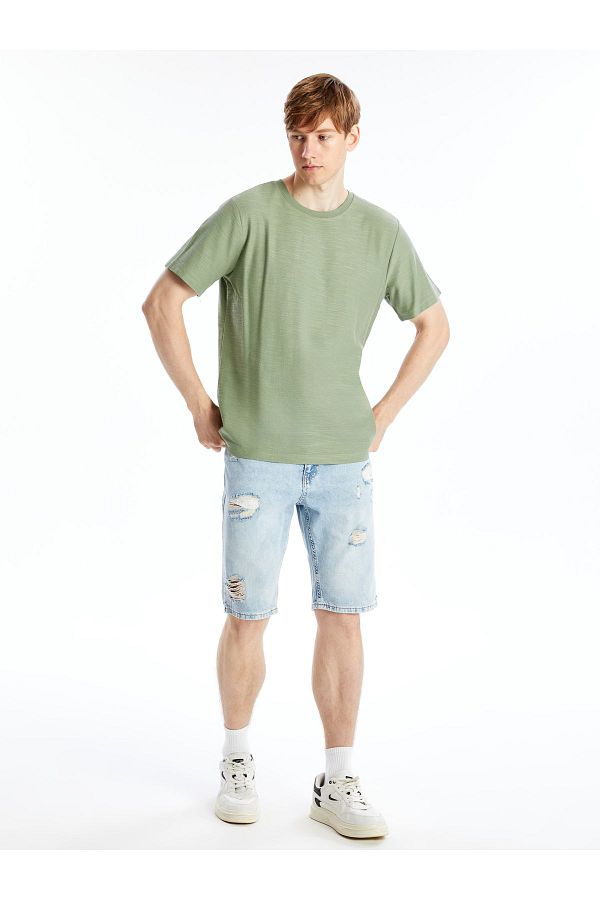 LC Waikiki-Ανδρικό τζιν σορτς - Standard Fit 1