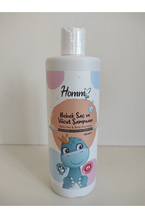 homm bebek vücut ve saç şampuanı