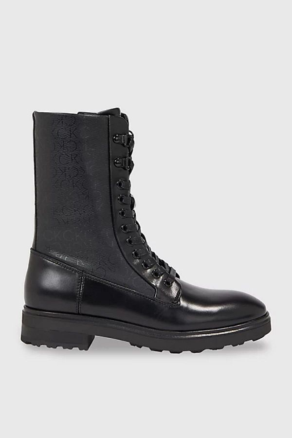 Calvin klein leather booties best sale