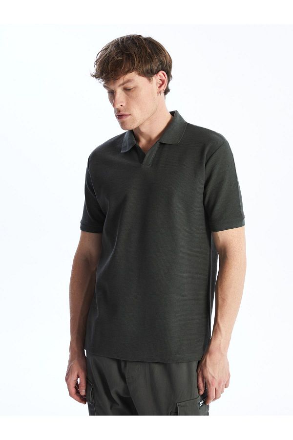 LC Waikiki-Men's Polo Neck Short Sleeve T-Shirt 1
