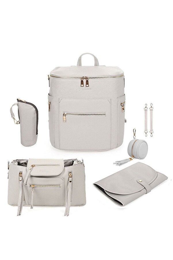 motheric Parenthood Bundle – Anne Bebek Bakım Çantası Set – Bebek Arabası Çantası – Emzik Çantası