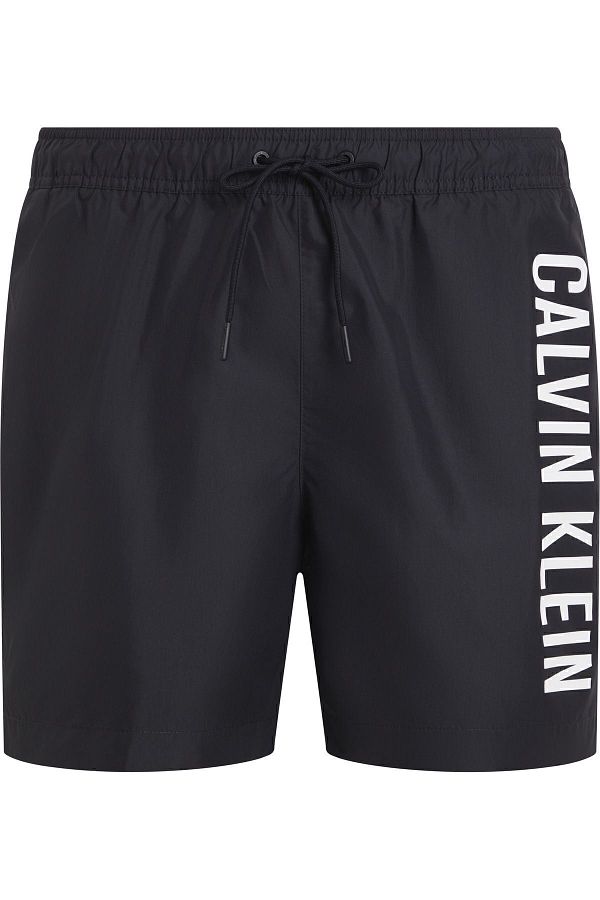 Calvin Klein Men s Brand Logo Quick Drying Polyster Black Sea Shorts Suitable for Beach and Sea Use Km0km01 Trendyol