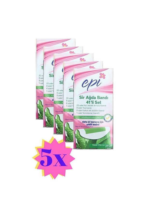 Epi-Sir network tapes 41-piece set accounted 5 boxes 1