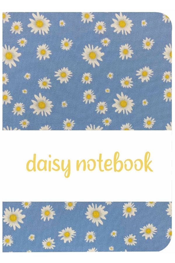 Liz-Daisy Patterned Notebook School Notebook A5 120 Sheets Lined 1