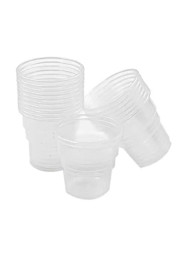 POPRO-200Cc 100 Pieces Stepped Plastic Cup 1
