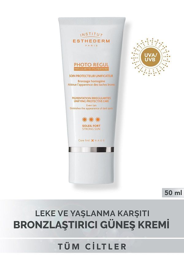 Institut Esthederm-Bronzer Anti-Aging - Photo Regul, Blemish Effect, UVA/UVB SPF50+ Sunscreen 50ML 1