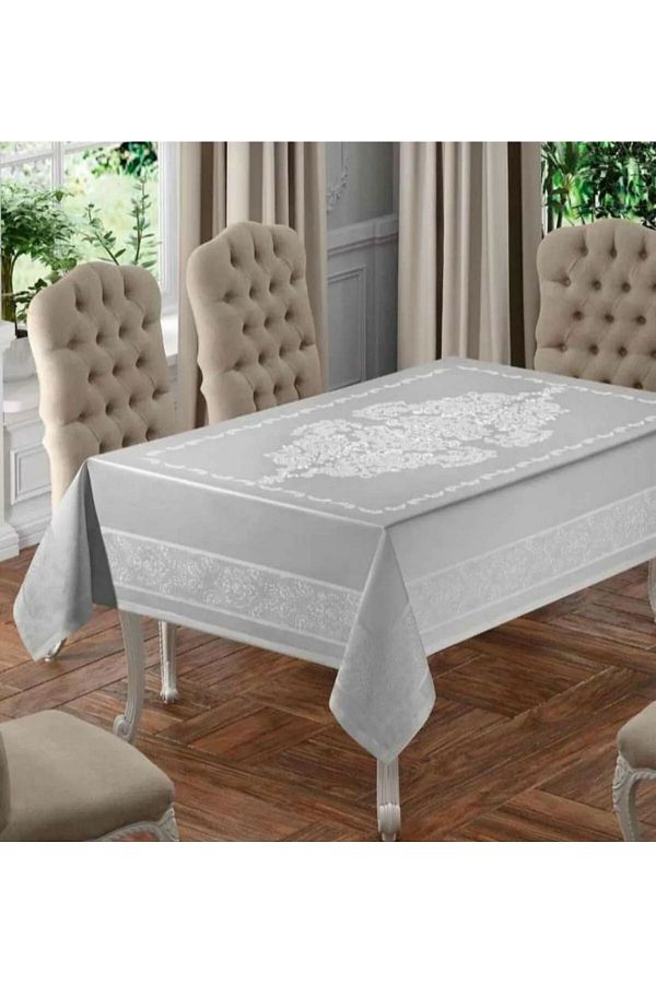 ZeynoÇeyiz-Jumbo Stain - Waterproof and Waterproof Oversize Tablecloth 160X260Cm 1