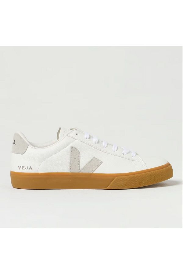 VEJA-White Campo - Women's Extra White Natural Suede Sneaker 1