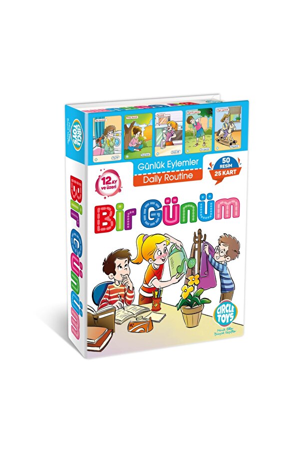 Circle Toys Eğtici Kartlar-50 Görselden Oluşan Bir Günüm Görsel Set