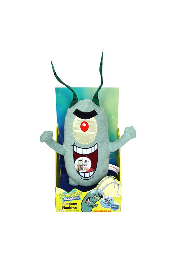 SUNGER BOB-Neco Plush Plankton Electronic Plush Figure 1