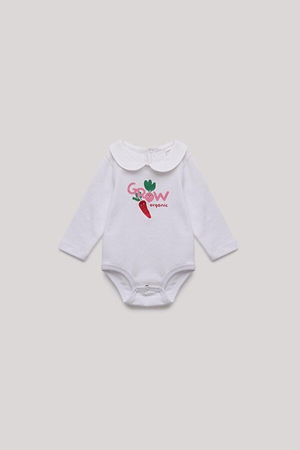 Layette BG Store Kız Bebek Ekru Body