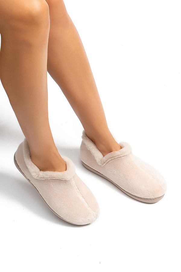Twigy-İmelda Beige Women's Home Shoes - 36/41 1