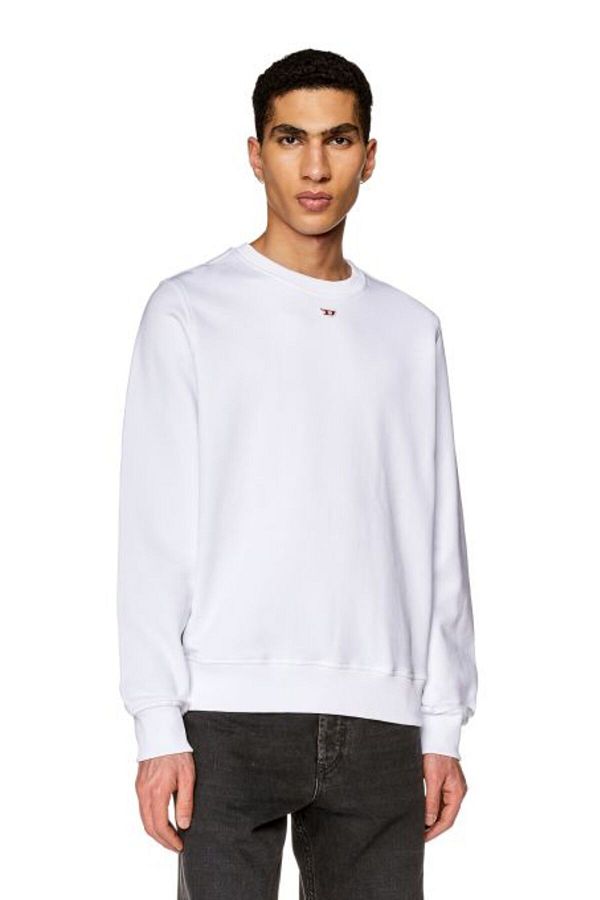 Diesel Sweatshirt White Regular fit Trendyol