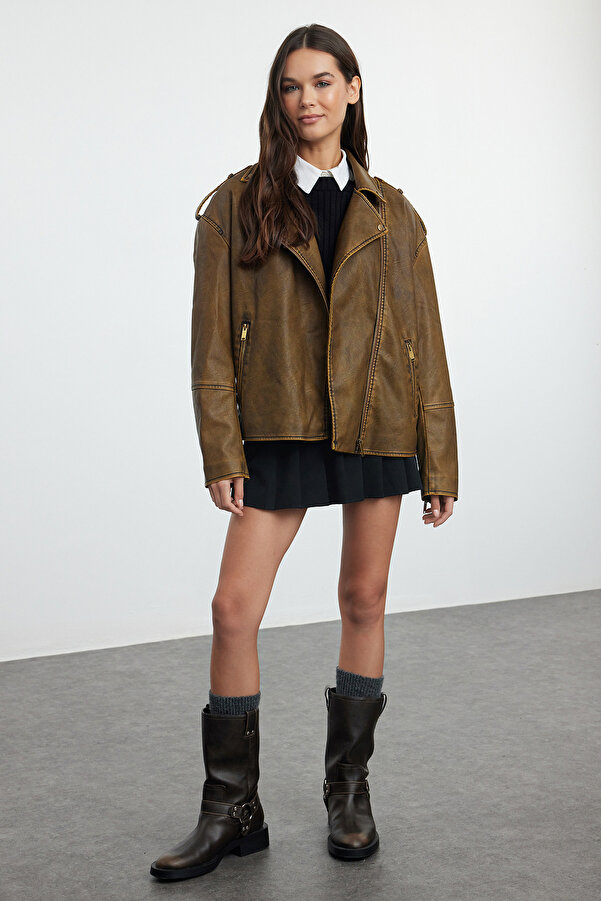 Lederjacke Kombinieren Braune Lederjacke Winter Braune Lederjacke