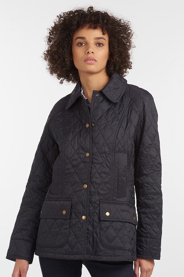 Barbour Beadnell Quilted Jacket Ny91 Navy Trendyol