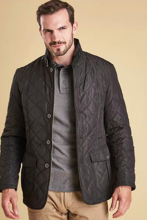 Barbour Quilted Lutz Jacket Bk11 Black Trendyol