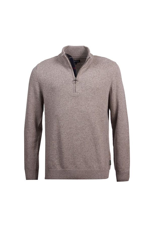 Barbour Holden Half Zip Sweater Ol76 Military Marl Trendyol
