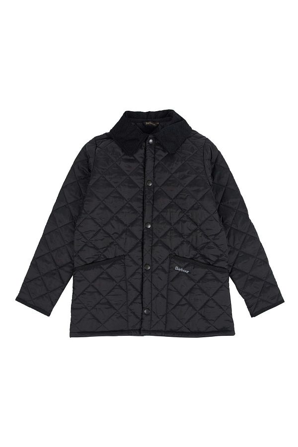 Barbour Boy s Liddesdale Quilted Jacket Bk92 Black Trendyol