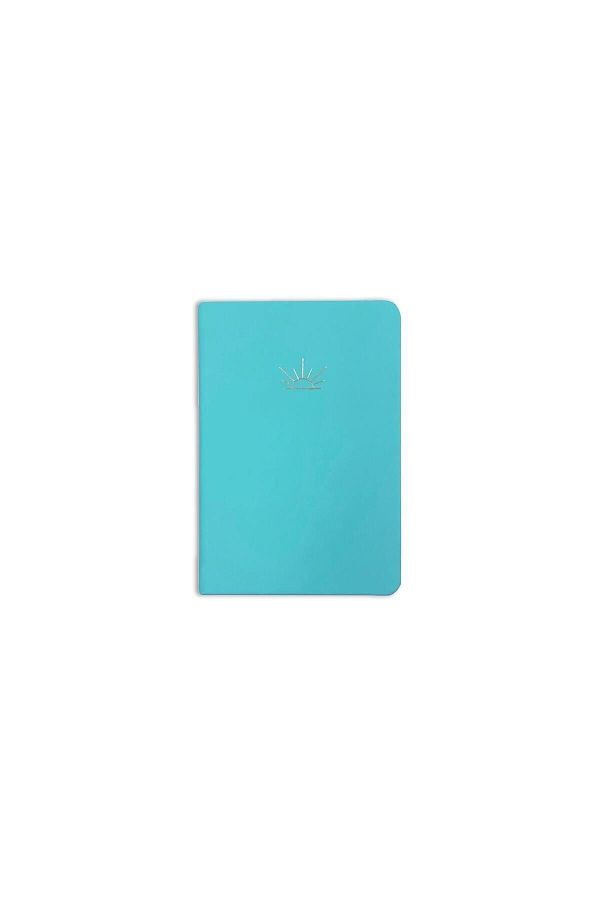 KESKİN COLOR-9x14 سحر دفتر ملاحظات من الجلد الحراري المخطط - أزرق 1