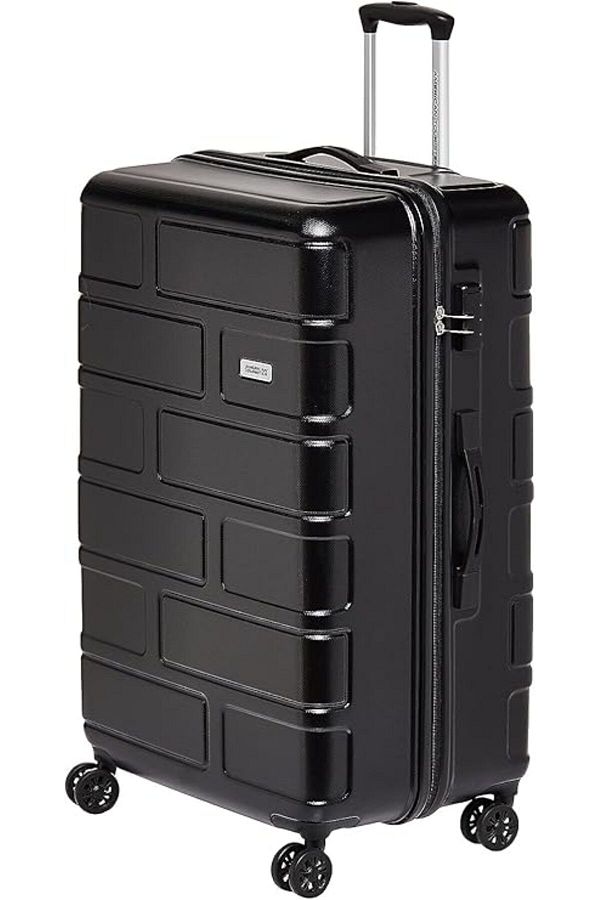 American Tourister Bricklane Hard Cabin Luggage Trolley Bag Jet Black 3 Year Global Warranty Trendyol