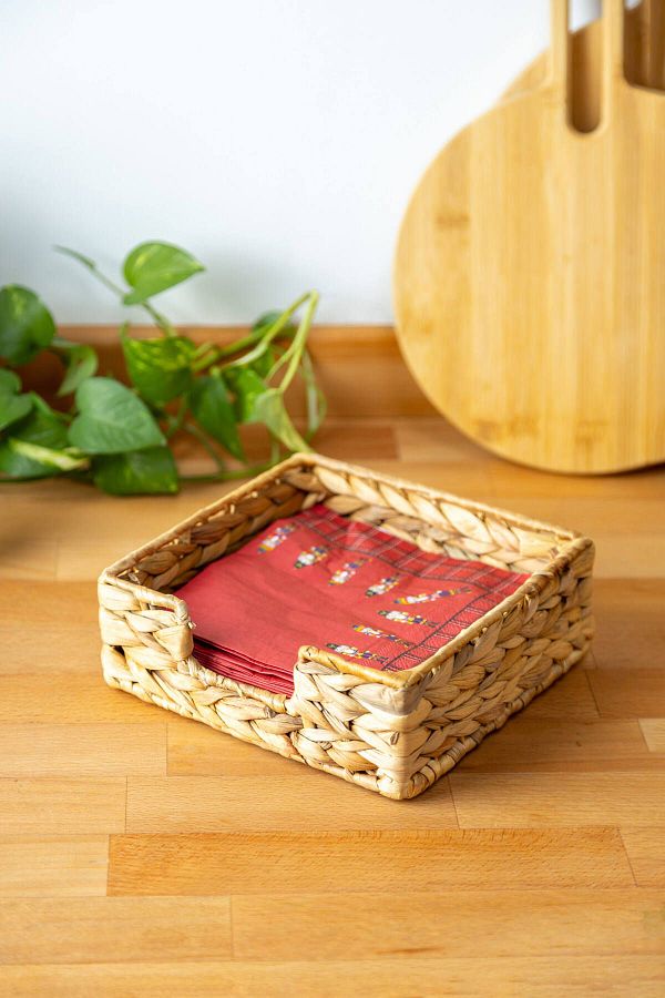 FH finehome-Wicker Square Elda Napkin Holder 1