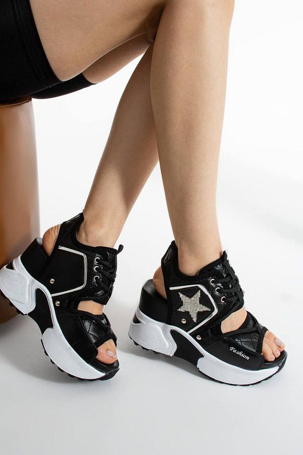 myshoes New Season Wedge Heeled Sports Sandals Trendyol