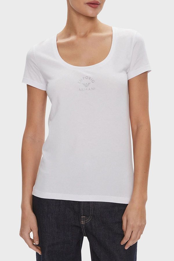 Emporio Armani Stretch Cotton Regular Fit Crew Neck T Shirt T SHIRT633774 R2230 0010 Trendyol